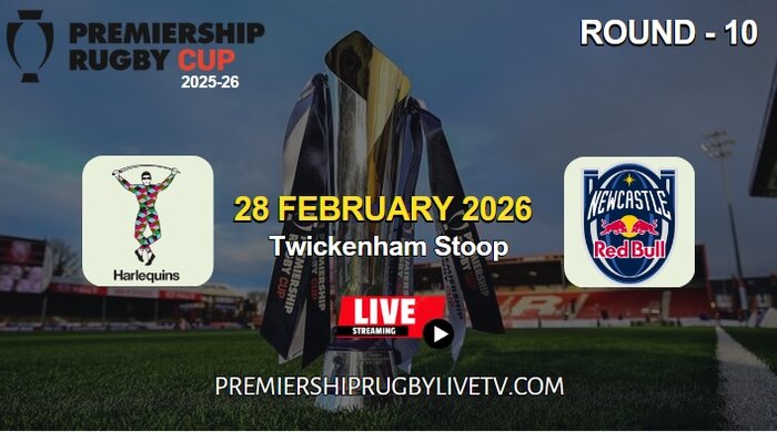 [Rd 10] Harlequins Vs Newcastle Red Bulls Live Stream 2026: Premiership Rugby Cup